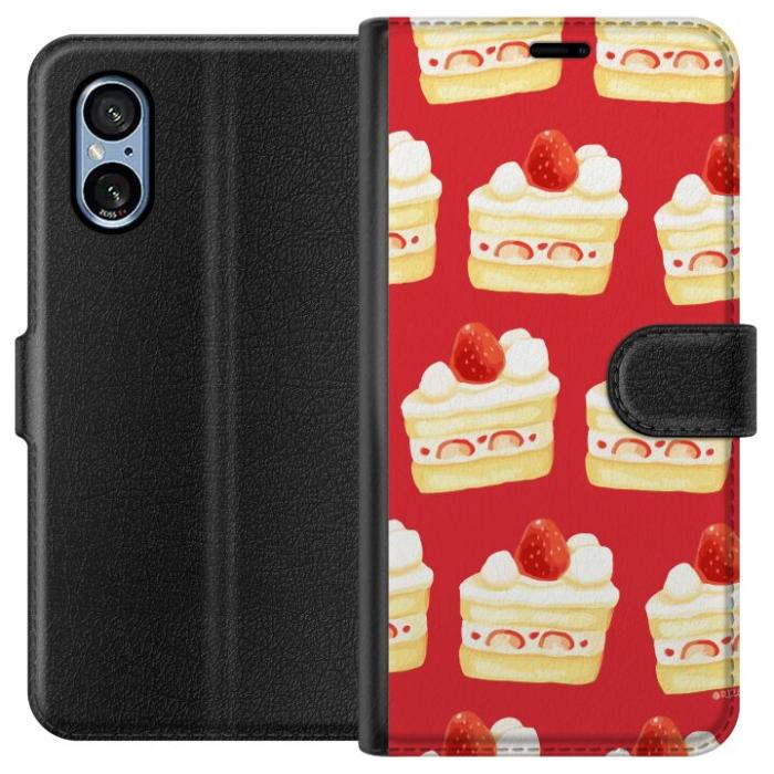 iSecrets - Plånboksfodral till Sony Xperia 10 VI med Tårta