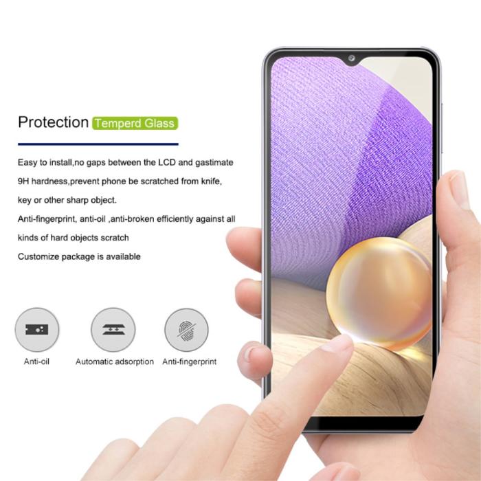 OEM - Härdat Glas Skärmskydd Samsung Galaxy A03s Skärmskydd - Clear