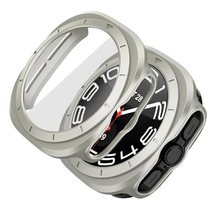 UTGATT - Tech-Protect Samsung Galaxy Watch Ultra (47mm) Skal Defense360 - Titanium