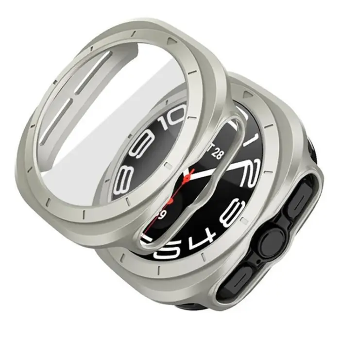 UTGATT - Tech-Protect Samsung Galaxy Watch Ultra (47mm) Skal Defense360 - Titanium