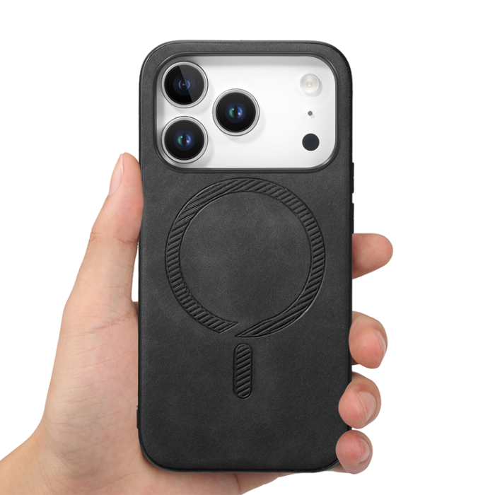 A-One Brand - iPhone 17 Pro Mobilskal MagSafe Skin-touch - Svart