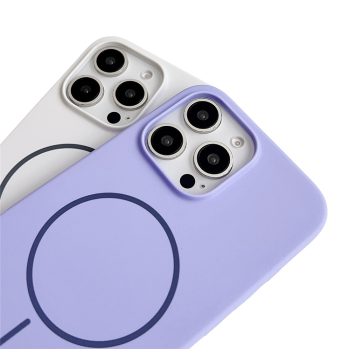A-One Brand - iPhone 16 Pro Max Mobilskal MagSafe Silikon - Grå