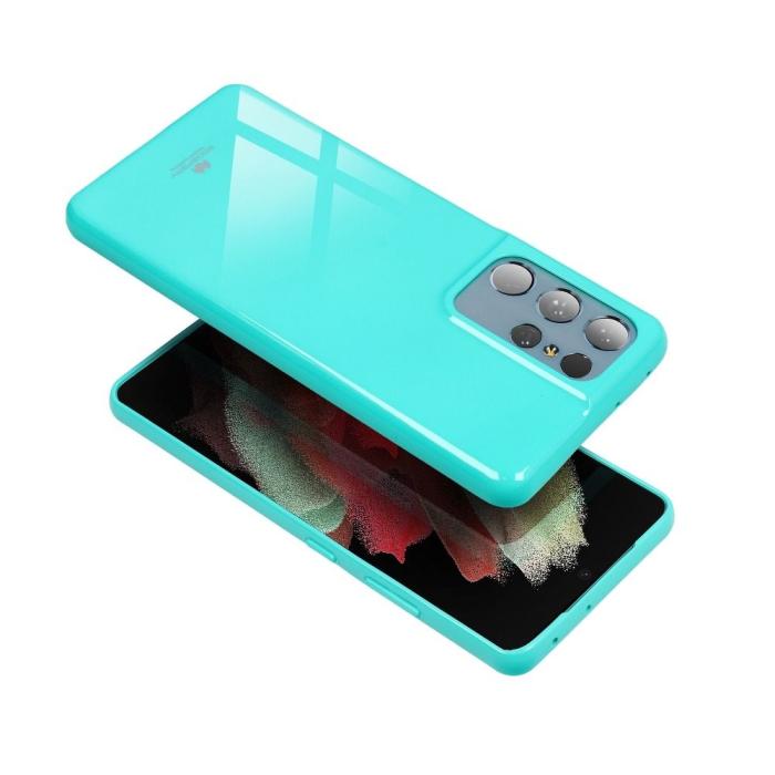 UTGATT1 - Galaxy A21 Skal Goospery Mercury Jelly Mjukplast - Mint