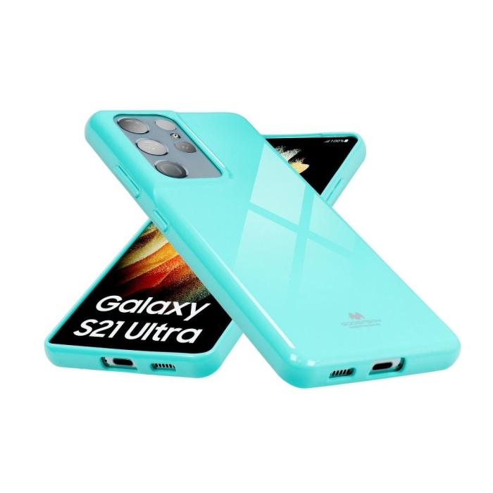 UTGATT1 - Galaxy A21 Skal Goospery Mercury Jelly Mjukplast - Mint