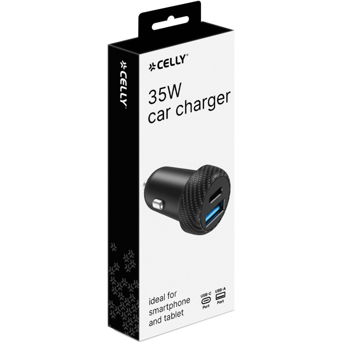 Celly - Celly Billaddare 1xUSB-C PD 1xUSB-A 35W
