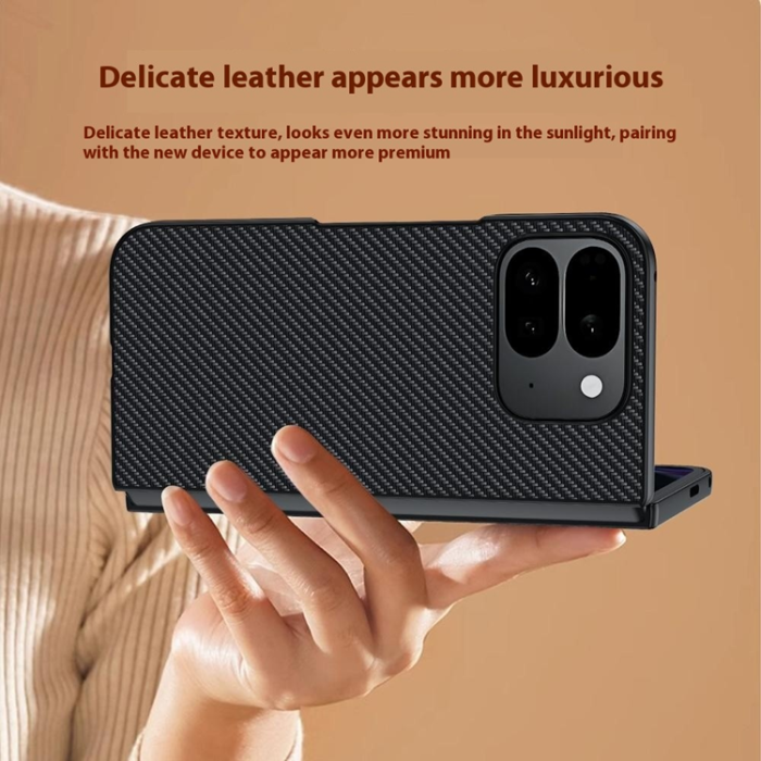 A-One Brand - Google Pixel 10 Pro Fold Mobilskal Carbon Fiber - Svart