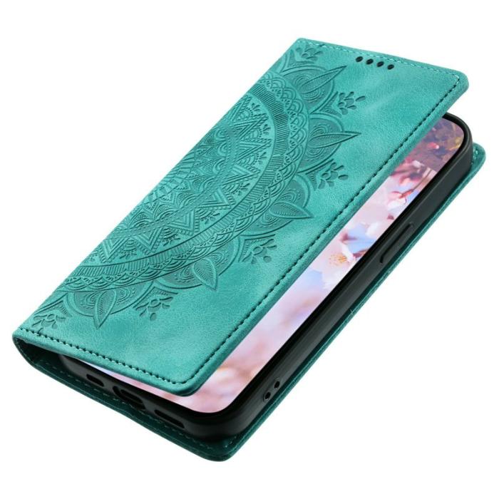 OEM - Samsung Galaxy S26 Plånboksfodral Magnetisk Stängning Konstläder Mintgrön