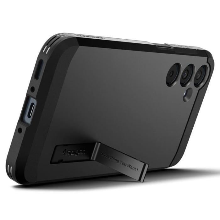 Spigen - Spigen Galaxy A35 5G Mobilskal Tough Armor - Svart