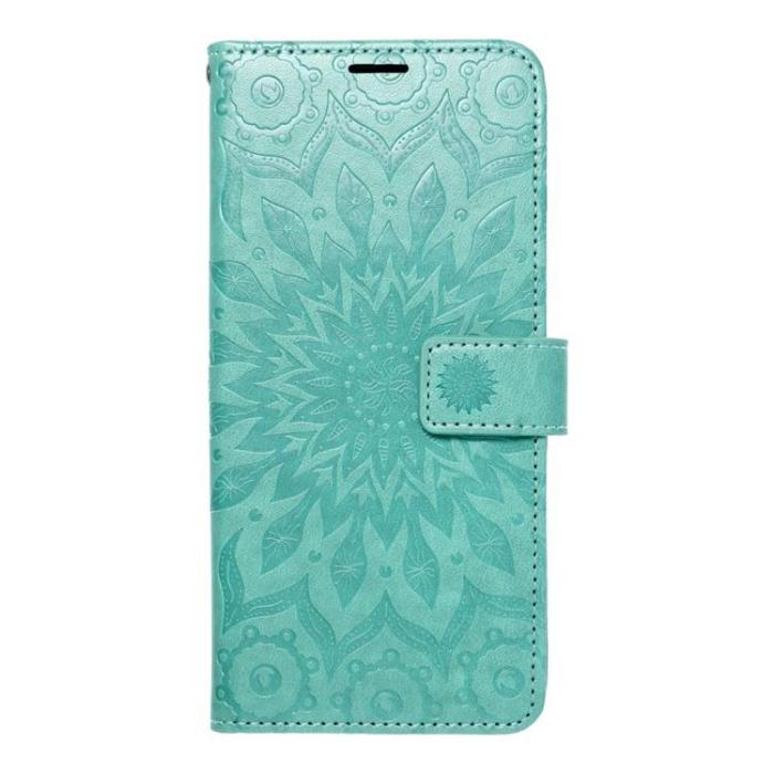 OEM - Galaxy A55 5G Plånboksfodral Mezzo - Mandala Grön