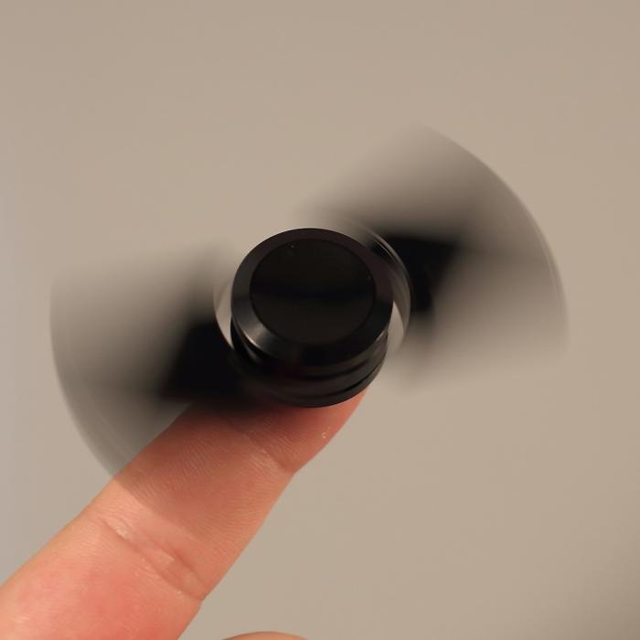 UTGATT5 - Metal Fidget Spinner - Svart
