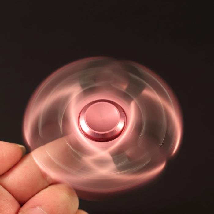 UTGATT5 - Brushed Metal Fidget Spinner - Rosa