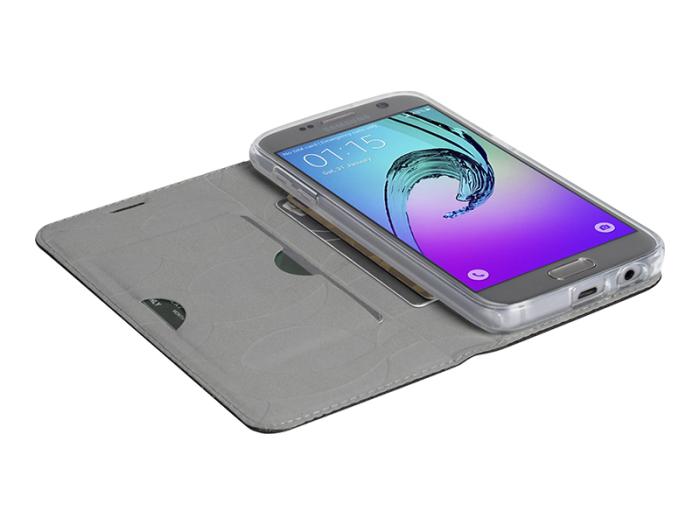 UTGATT5 - Krusell Malmö 4 Pocket Wallet Samsung A3 (2017) Black