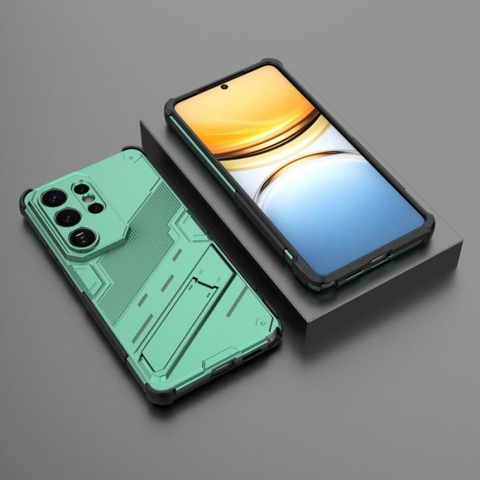 OEM - Mobilskal till Samsung Galaxy S26 Ultra Plast Stöttålig Med Ställ - Grön