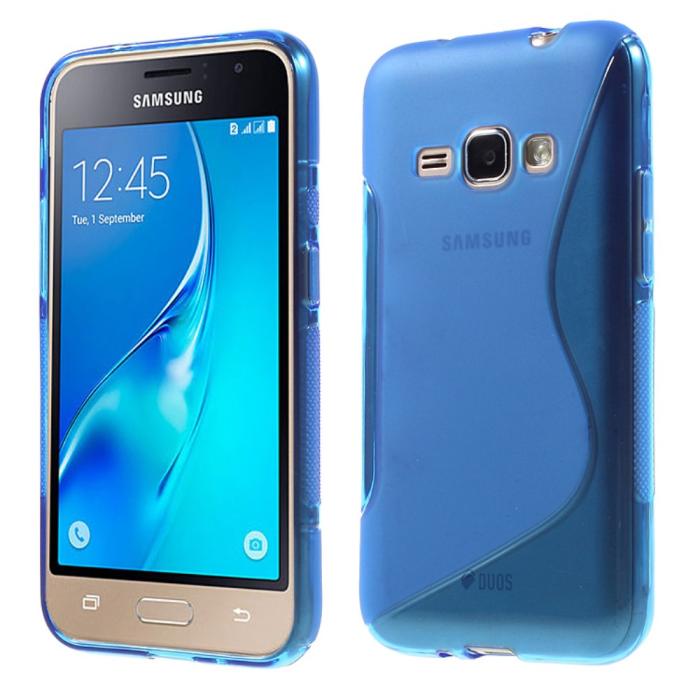 OEM - Flexicase Skal till Samsung Galaxy J1 (2016) - Blå
