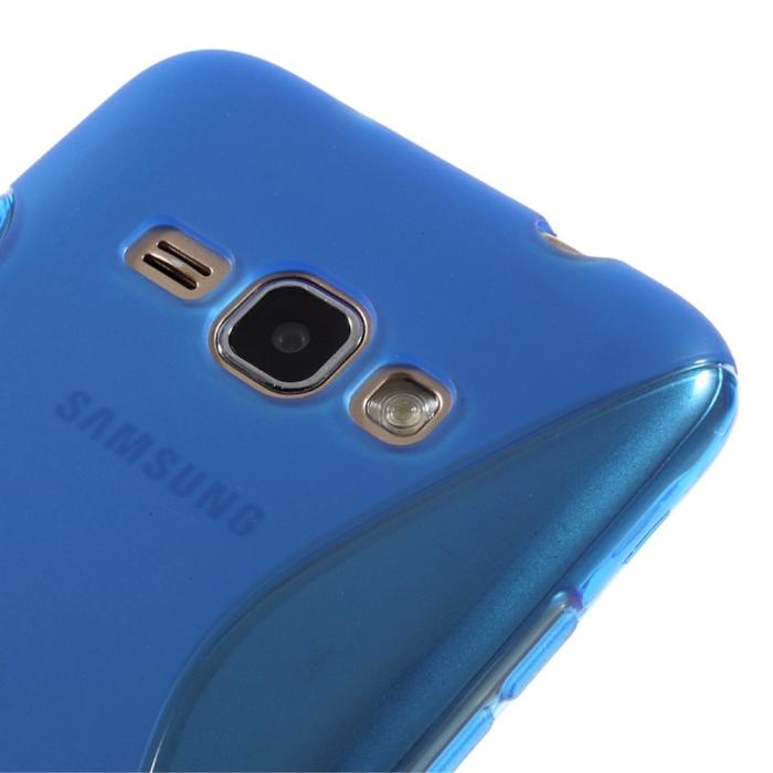 OEM - Flexicase Skal till Samsung Galaxy J1 (2016) - Blå