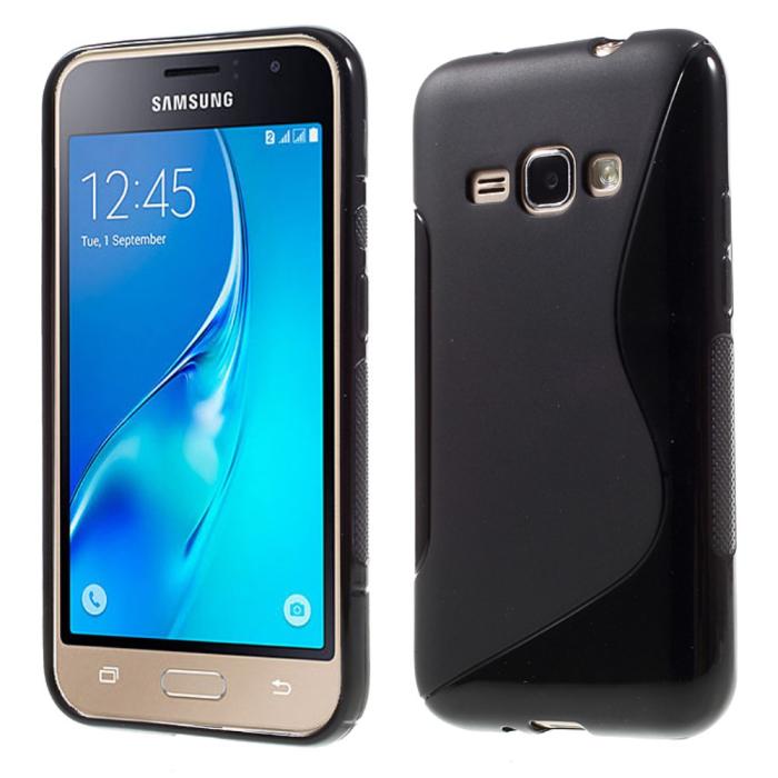 UTGATT5 - Flexicase Skal till Samsung Galaxy J1 (2016) - Svart