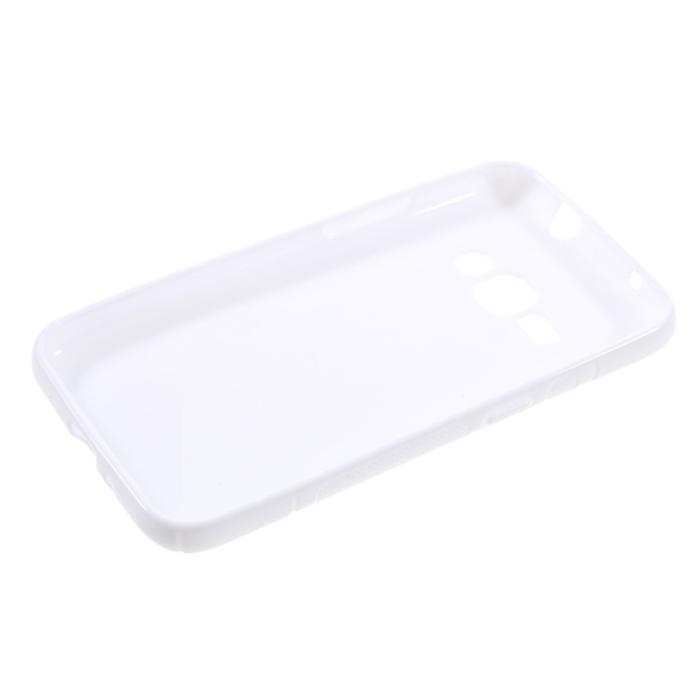 UTGATT5 - Flexicase Skal till Samsung Galaxy J1 (2016) - Vit