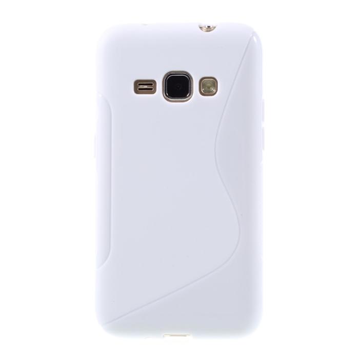 UTGATT5 - Flexicase Skal till Samsung Galaxy J1 (2016) - Vit