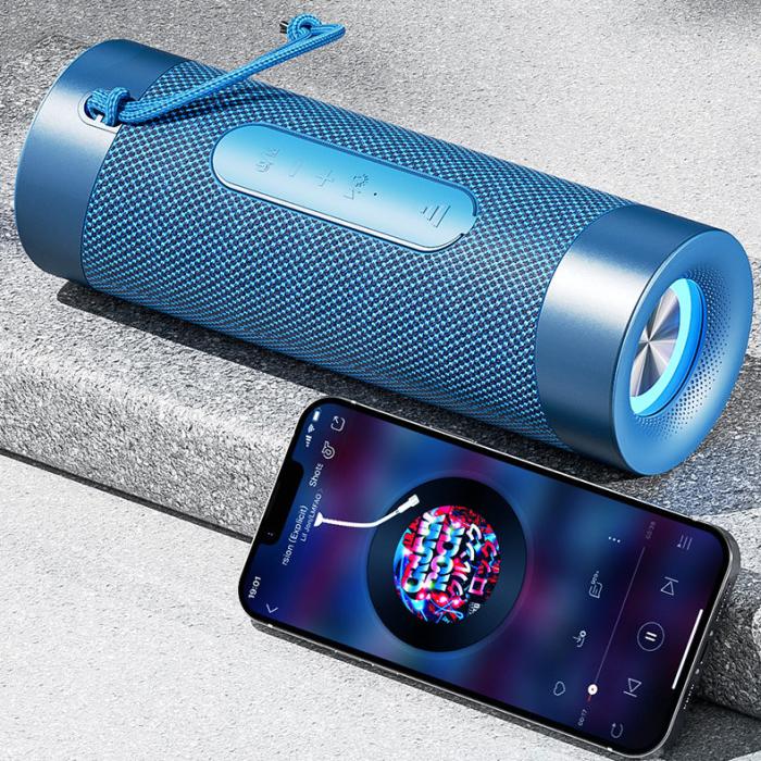 UTGATT5 - WK Design Trådlös Bluetooth 5.0 Högtalare 1800mAh - Blå