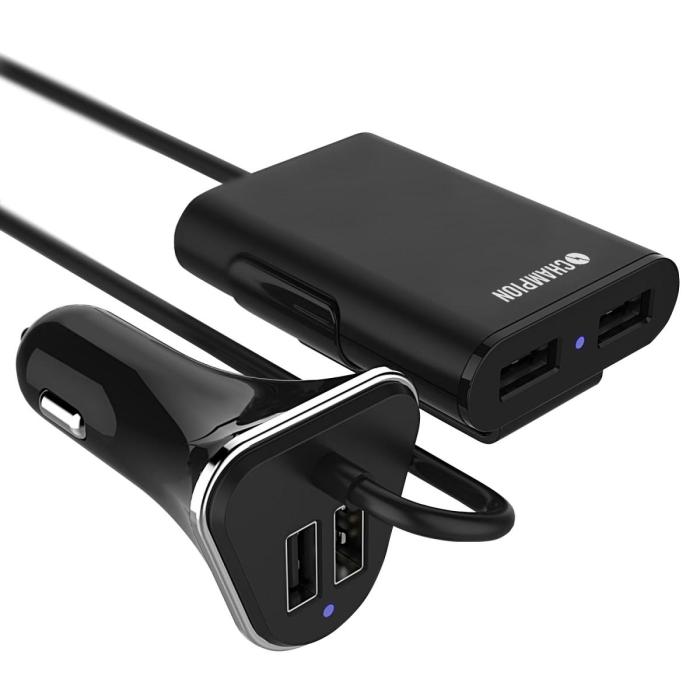 UTGATT5 - Champion USB billaddare 4-Port 9,6A