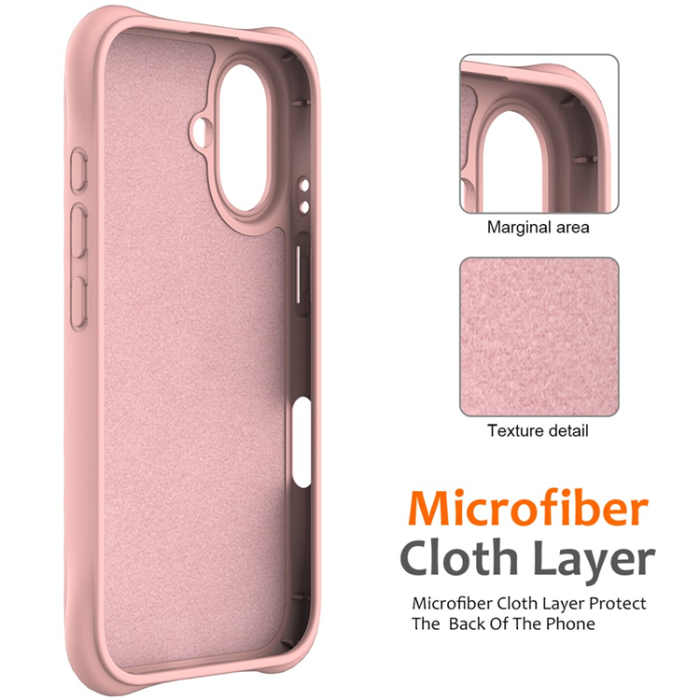 A-One Brand - iPhone 17 Mobilskal MagSafe Silikon Ripple Liquid - Rosa