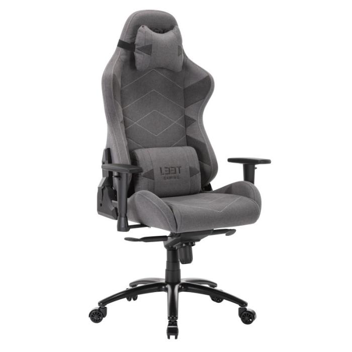 UTGATT1 - L33T-Gaming Elite V4 Gamingstol (Kanvas) - Ljus