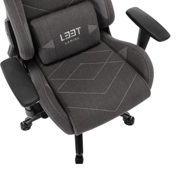 UTGATT1 - L33T-Gaming Elite V4 Gamingstol (Kanvas) - Mörk