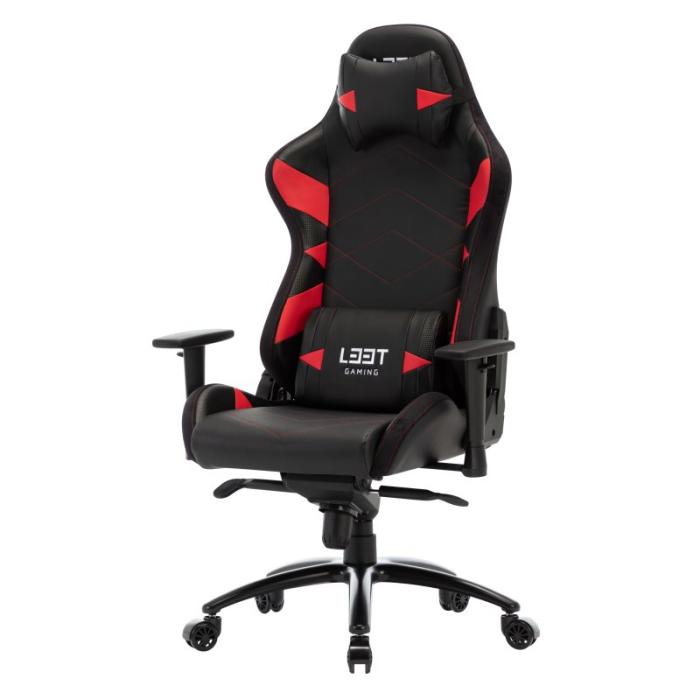 UTGATT1 - L33T-Gaming Elite V4 Gamingstol (PU) - Röd