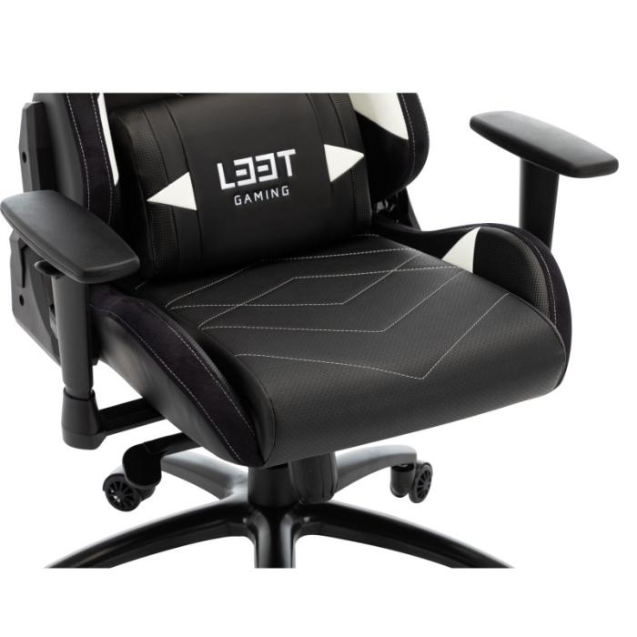 UTGATT1 - L33T-Gaming Elite V4 Gamingstol (PU) - Vit