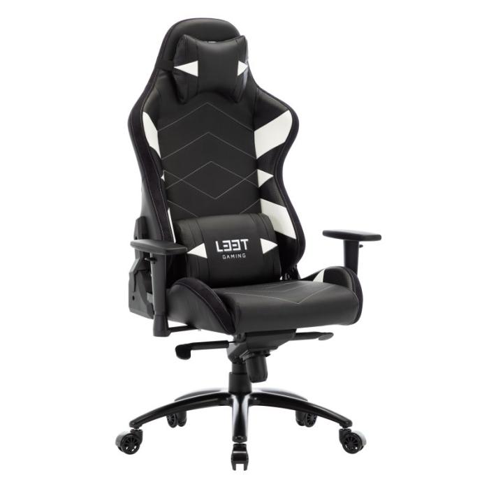 UTGATT1 - L33T-Gaming Elite V4 Gamingstol (PU) - Vit