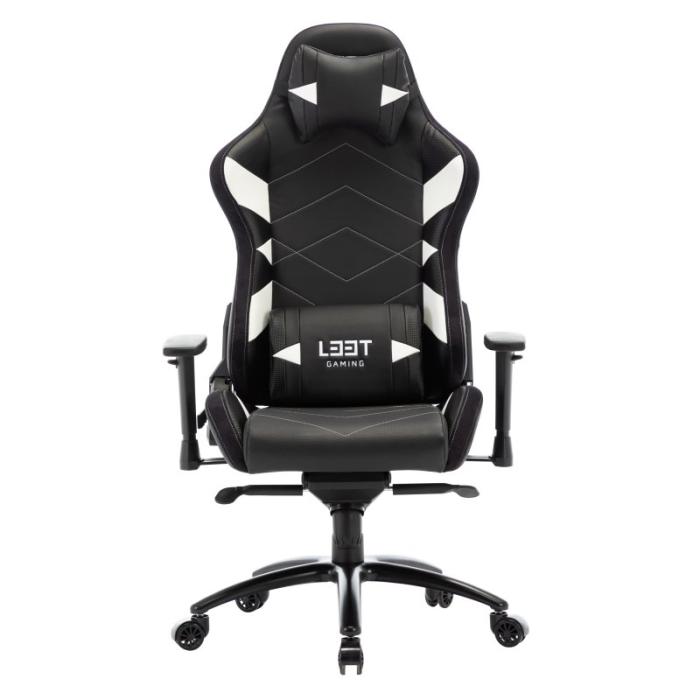 UTGATT1 - L33T-Gaming Elite V4 Gamingstol (PU) - Vit