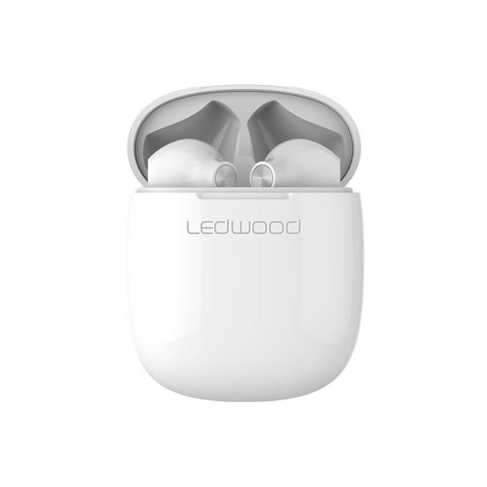 UTGATT5 - LEDWOOD Hörlur T16 TWS True Wireless In-Ear Arctic Vit Mic