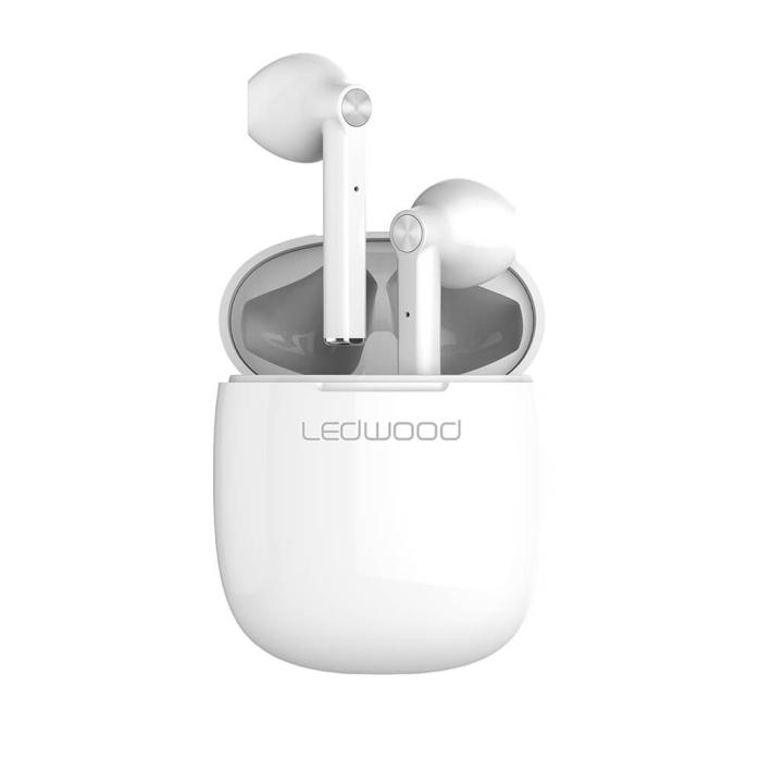 UTGATT5 - LEDWOOD Hörlur T16 TWS True Wireless In-Ear Arctic Vit Mic