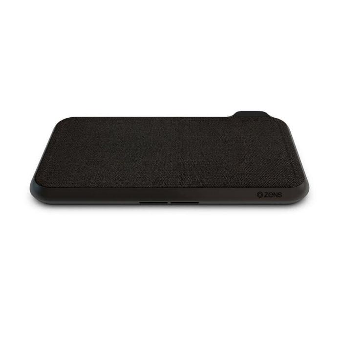 ZENS - ZENS Dual Bordsladdare QI Liberty 16 coils 2x15W Fabric Surface