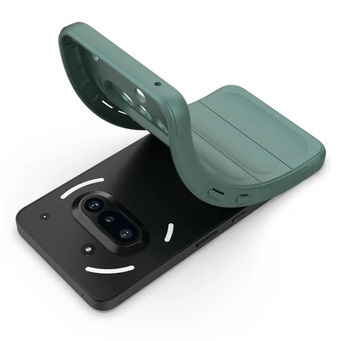A-One Brand - Nothing Phone (3a) Mobilskal MagSafe Rugged TPU - Grön