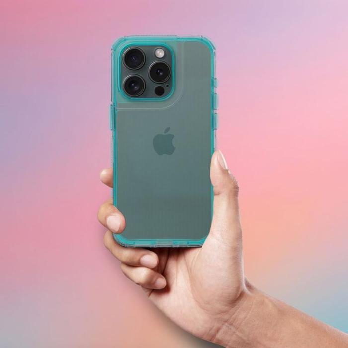 OEM - iPhone 16e Mobilskal Matrix Clear - Mynta