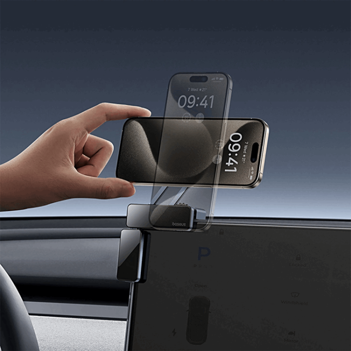BASEUS - Baseus Mobilhållare MaxView Magnetic Display - Grå