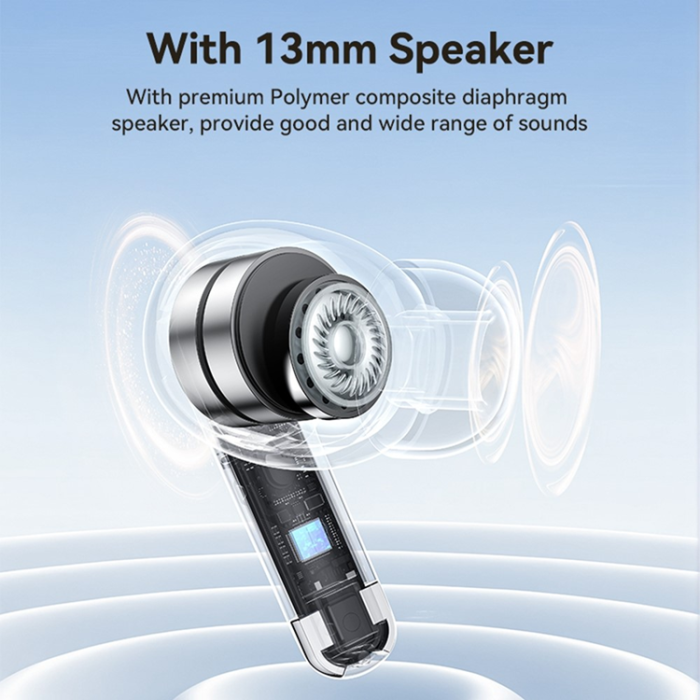 Yesido - YESIDO TWS Trådlös Hörlurar Bluetooth ANC+ENC TWS28 - Beige