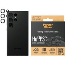 PanzerGlass - PanzerGlass Galaxy S24 Ultra Kameralinsskydd H&auml;rdat Glas Hoops - Svart