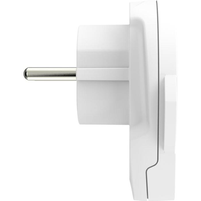 SKROSS - SKross El-Adapter Europa med USB - Vit