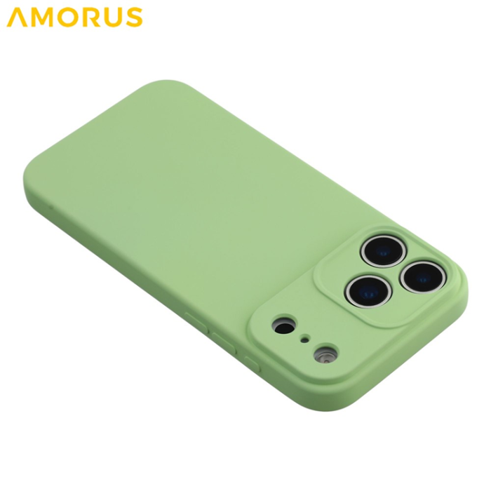 Amorus - AMORUS iPhone 17 Pro Max Mobilskal Precise Cutouts - Grön