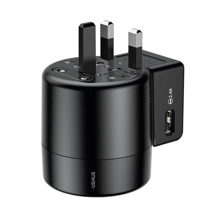 UTGATT1 - Baseus Rotation Universal reseladdare - Svart
