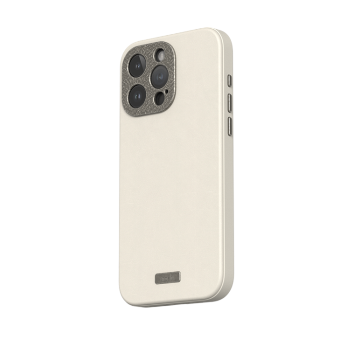 Moshi - Moshi iPhone 15 Pro Max Mobilskal Magsafe Napa - Äggtoddy Vit