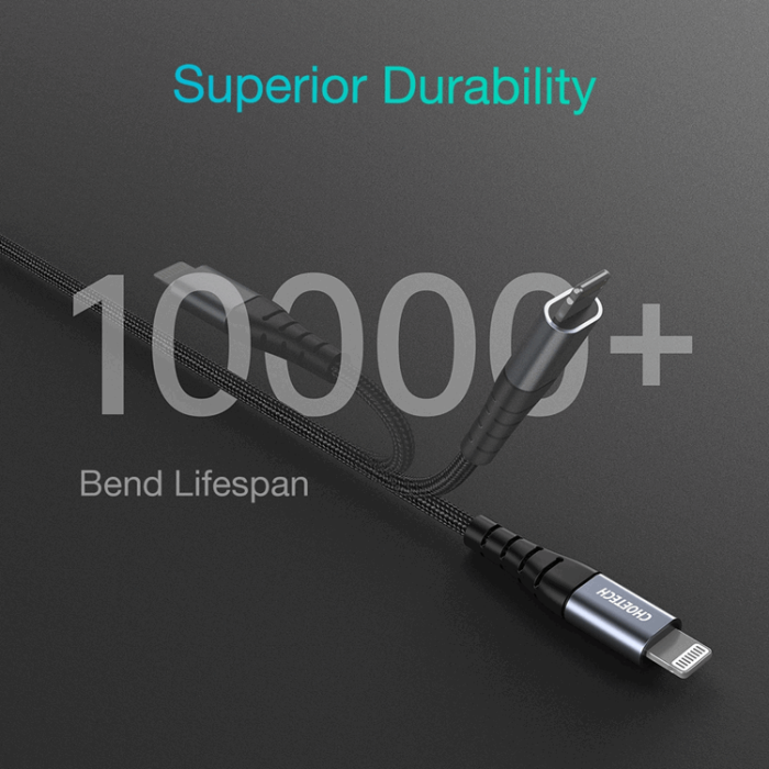 Choetech - Choetech USB-C till Lightning kabel MFi 480Mb/s 3A 2m