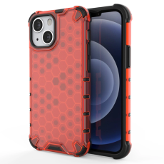 OEM - iPhone 13 mini Mobilskal Honeycomb Armor - Röd