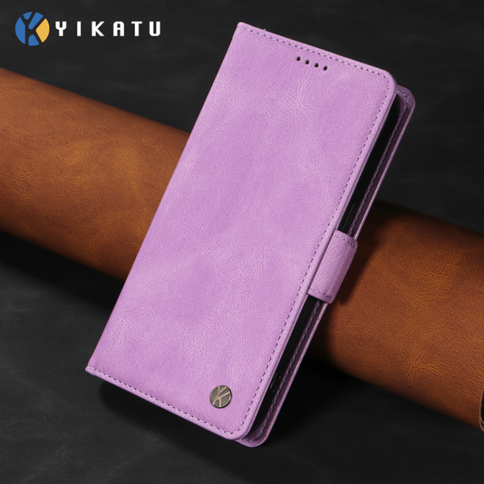 YIKATU - YIKATU OnePlus 15 5G Konstläder Plånboksfodral Skin-touch Feeling