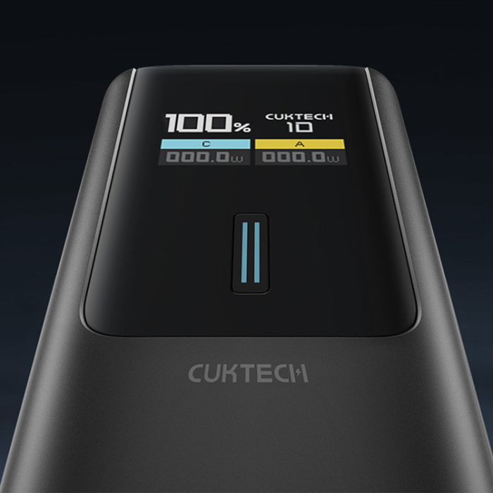 Cuktech - Cuktech Powerbank 10000 mAh 150W USB-C USB-A - Svart
