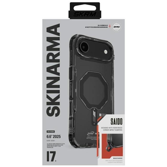 Skinarma - Skinarma iPhone Air Mobilskal MagSafe Saido - Svart