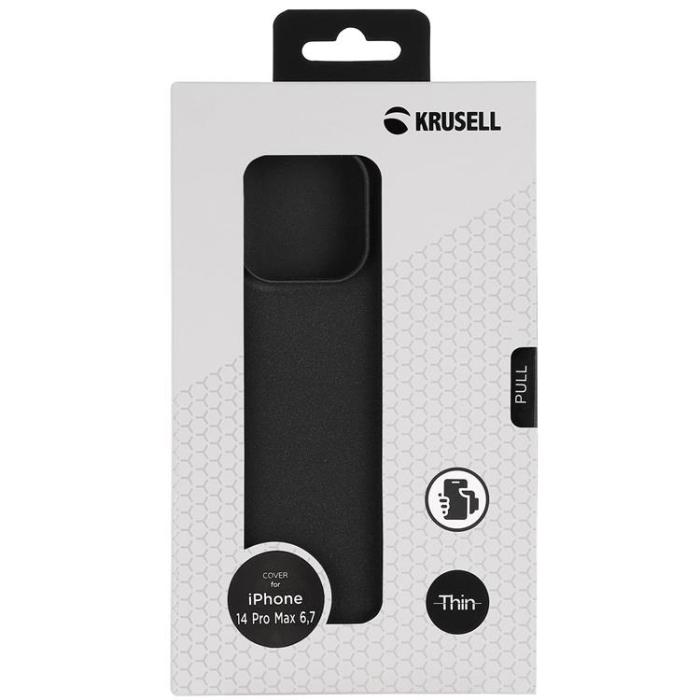 UTGATT5 - KRUSELL iPhone 14 Pro Max Skal Sand - Svart