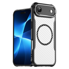 A-One Brand - iPhone 17 Air Mobilskal MagSafe Carbon Fiber - Svart